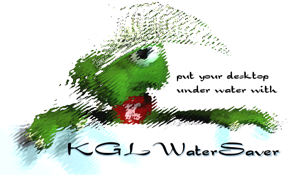 KGLWaterSaver - put your desktop under water